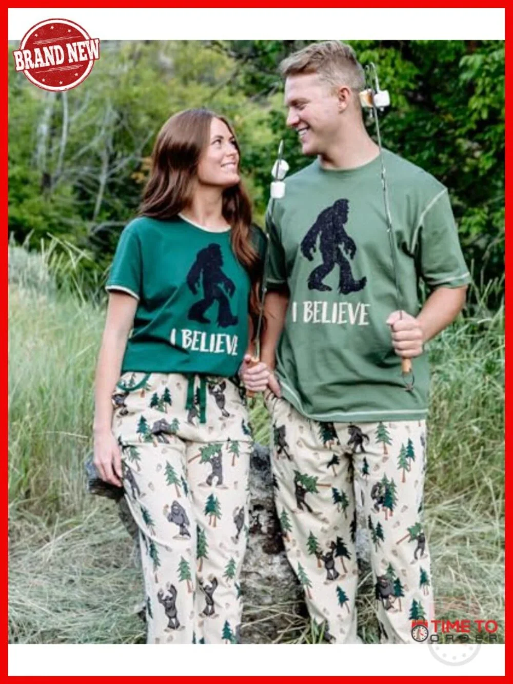 Women's Cotton Pajama Set - Short Sleeve Top & Pants with Pockets